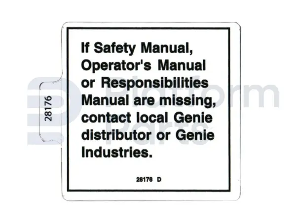 Decal, manual not here