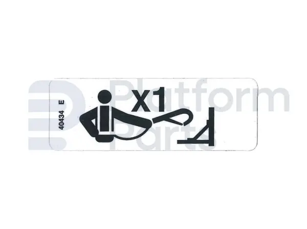 Decal lanyard, anchorage point