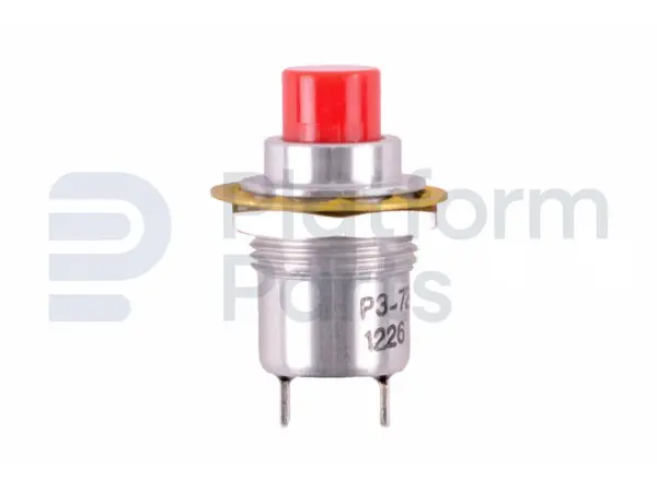 Push button, red (joystick enable)