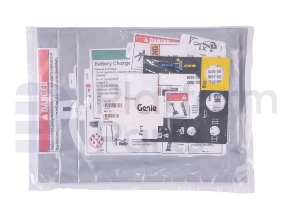 Pegatina kit, seguridad GS2032/GS2632/GS2646/GS3246