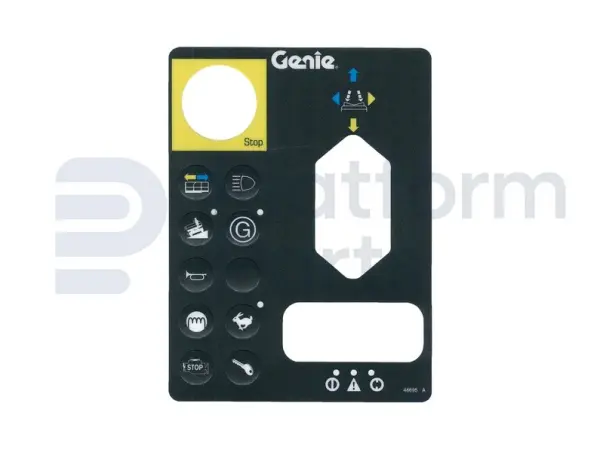 Pegatina, uso, caja de control