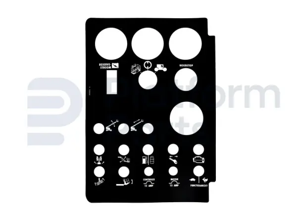 Decal, lower control, Dutch