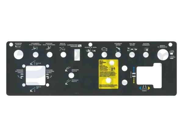 Decal, control, control box, Italien