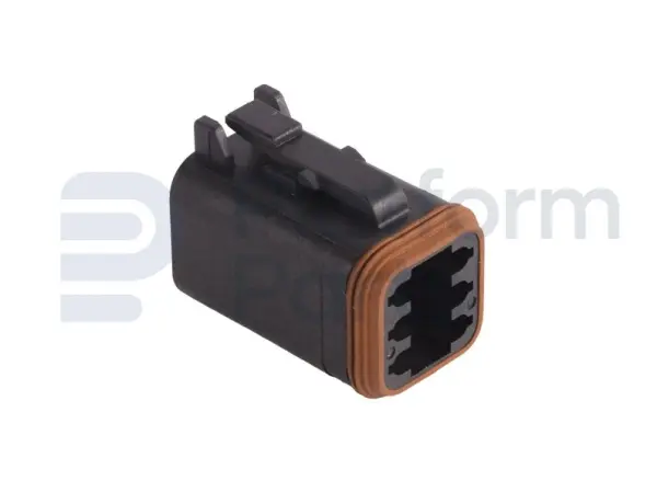Connector plug, DT-series, 6 pin, male, 14-18Ga