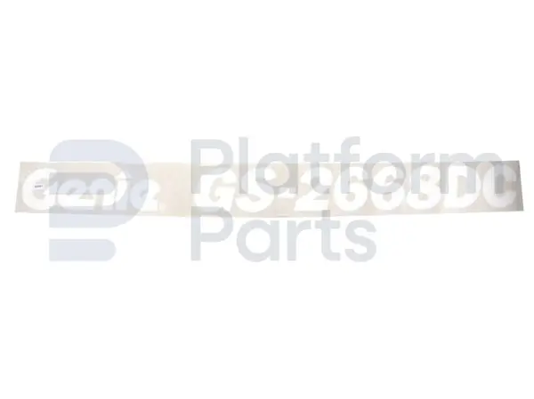 Decal, "Genie GS2668DC"
