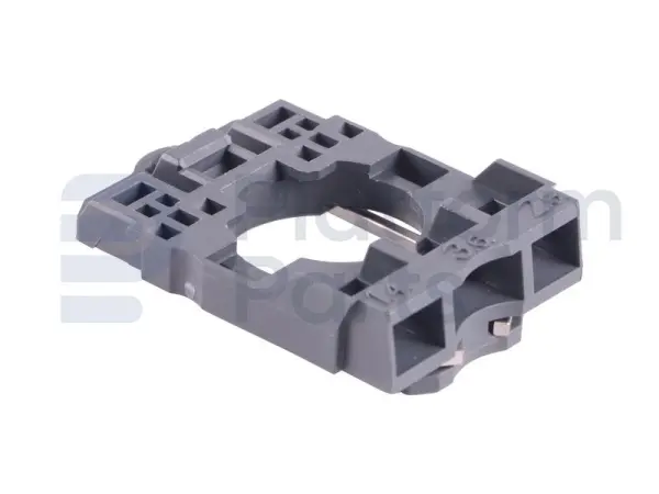 Elément de contact, base fixation plastique