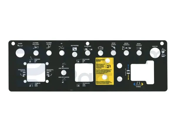 Decal, control, control box, Dutch