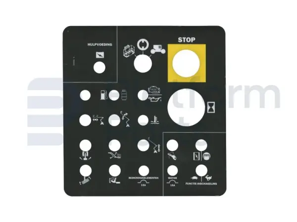 Decal, lower control, Dutch