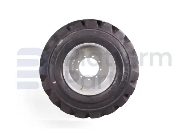 All terrain tire + rim, foamed, LH