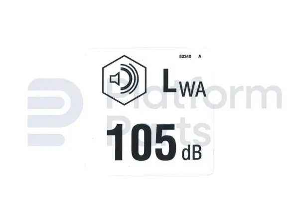 Pegatina, 105 DB
