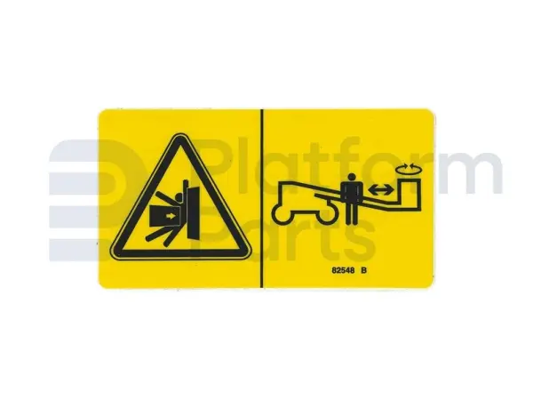 Decal, crushing hazard