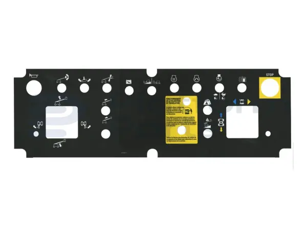 Decal, control, control box, French