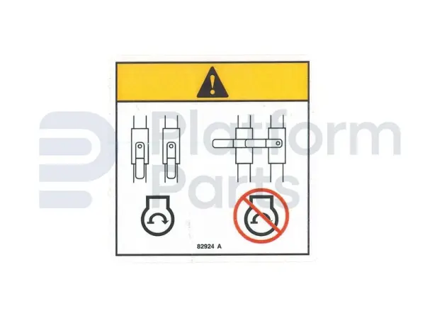 Pegatina, shutoff valves