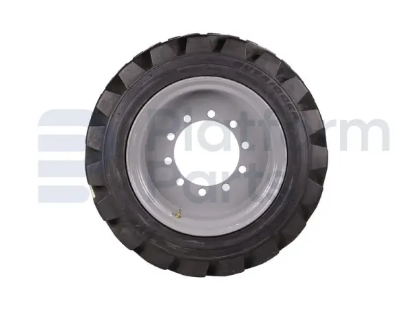 Ruwe terrein band + velg, opgeschuimd, RH