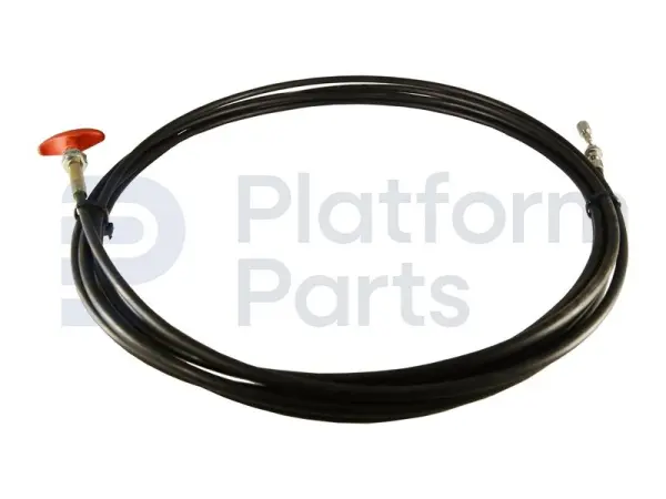 Emergency lowering cable