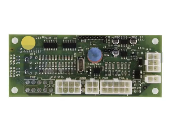 Electronic card, control box