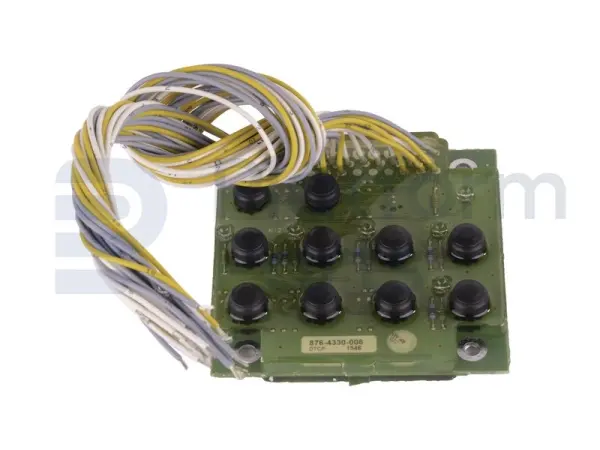Electronic card, control box