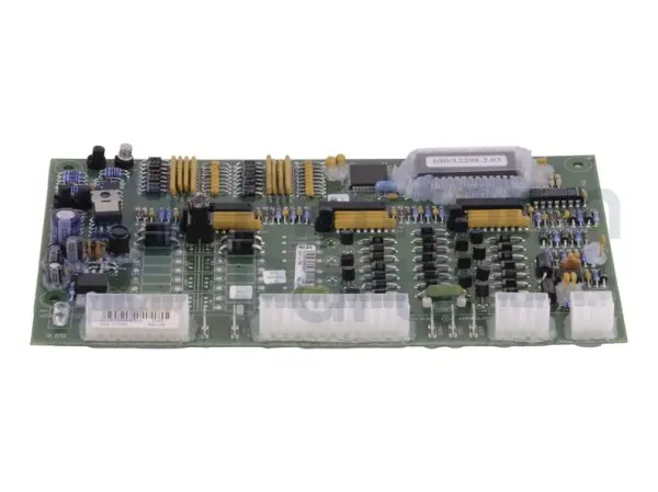 Electronic card, control box