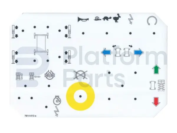 Decal, control, control box