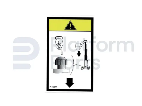 Decal, emergency down