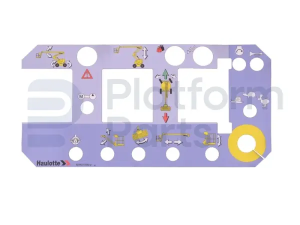 Decal, control, control box