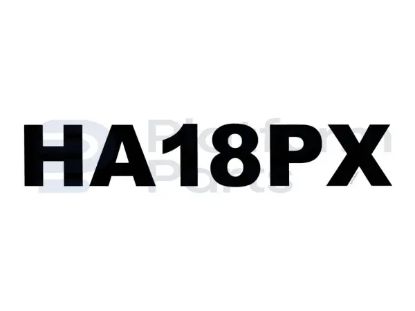 Decal 'HA18PX'