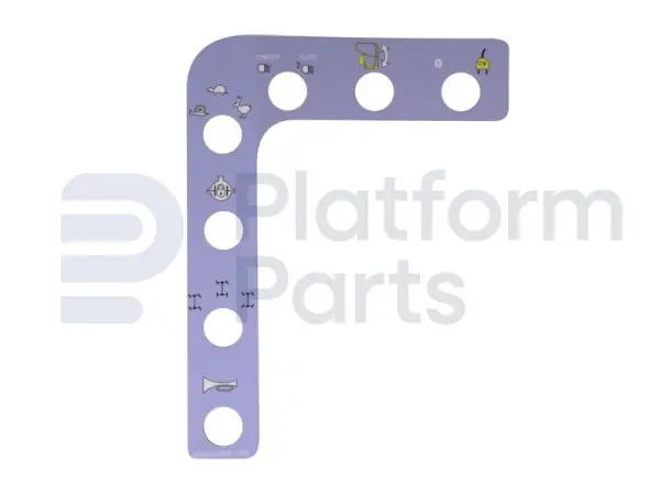 Decal, control, control box