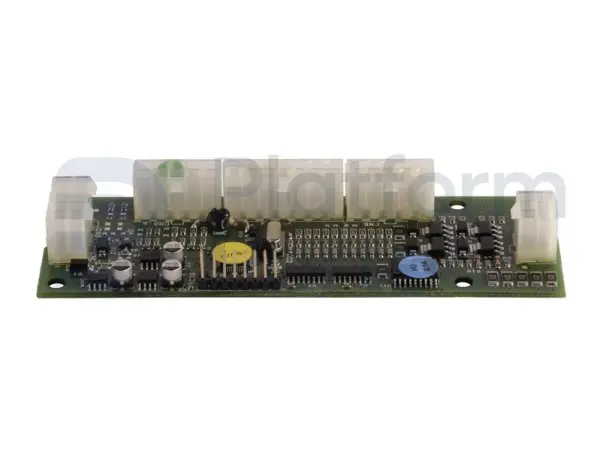 Electronic card, control box