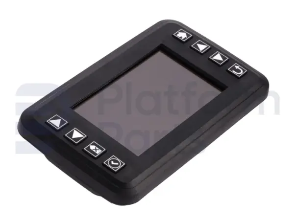 Electronic card, ground control, display