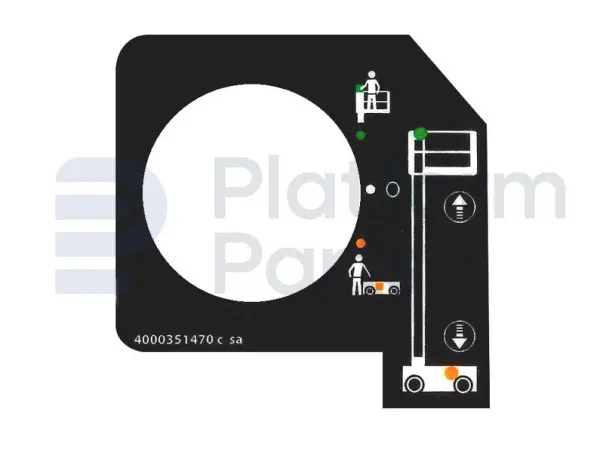 Decal, lower control