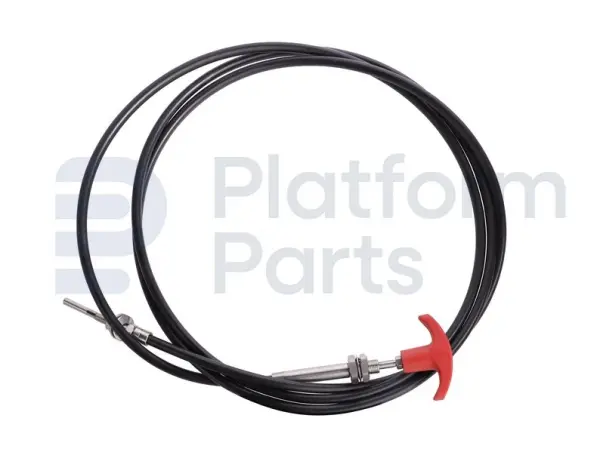 Emergency lowering cable