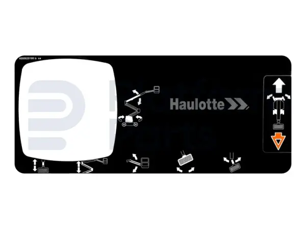 Decal, control, control box