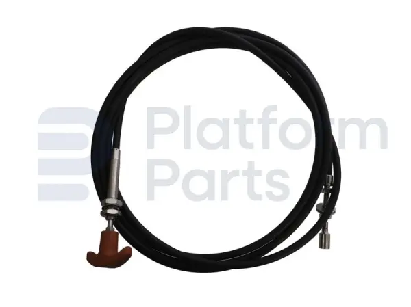 Emergency lowering cable