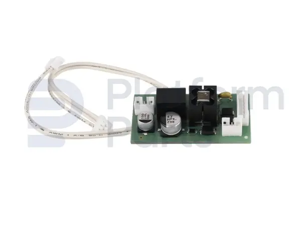 Electronic card, control box