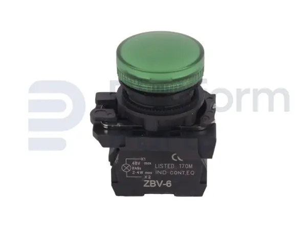 Indicator light, green