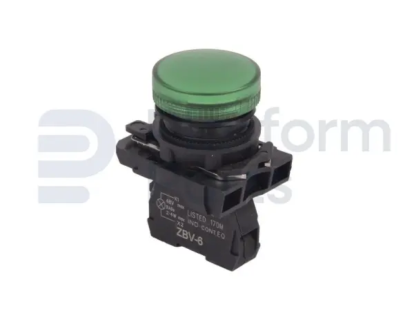 Indicator light, green