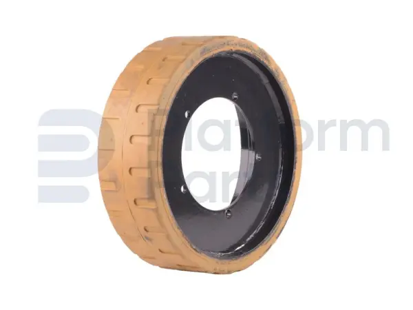 Non-marking wheel 'front'