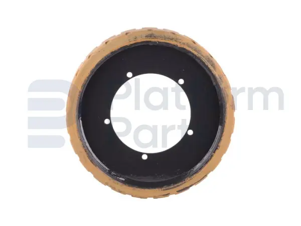 Non-marking wheel 'front'