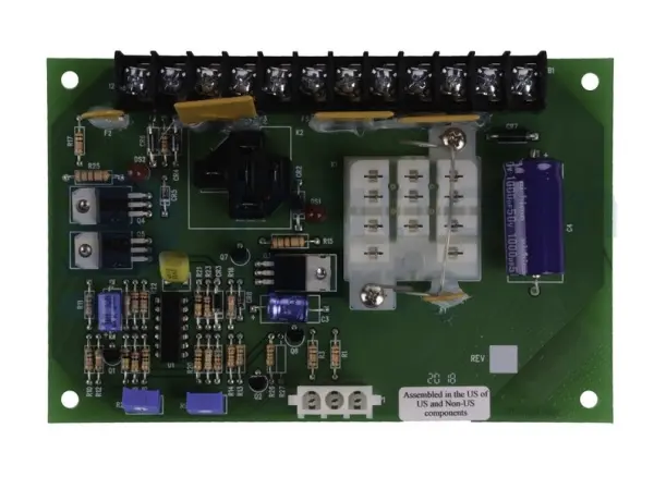 Electronic card, ground control