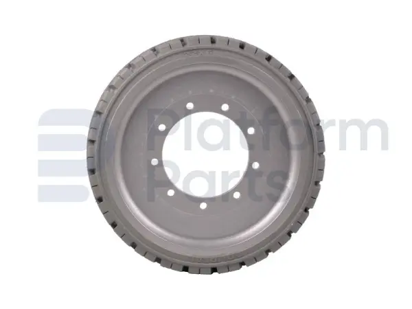 Non-marking wheel, 22x6x17.75