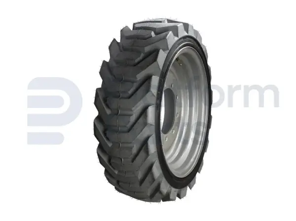 Non-marking tire + rim, foamed, LH