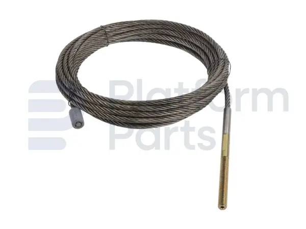 Steel cable, lifting arm