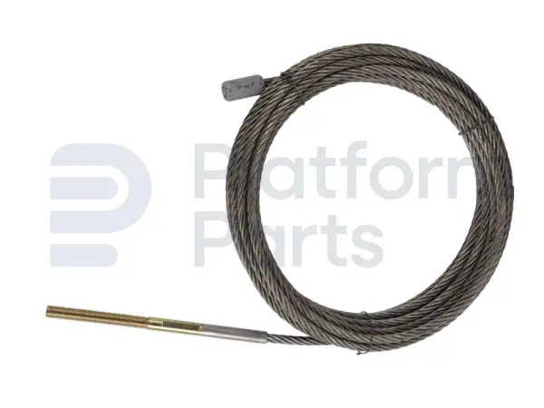 Steel cable, lifting arm