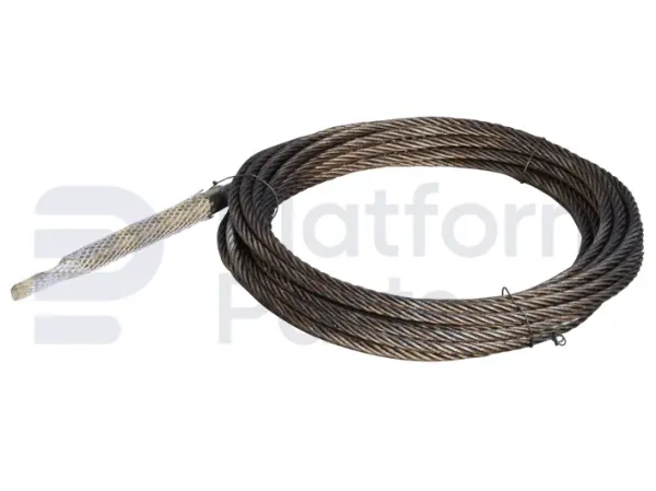 Steel cable, lifting arm
