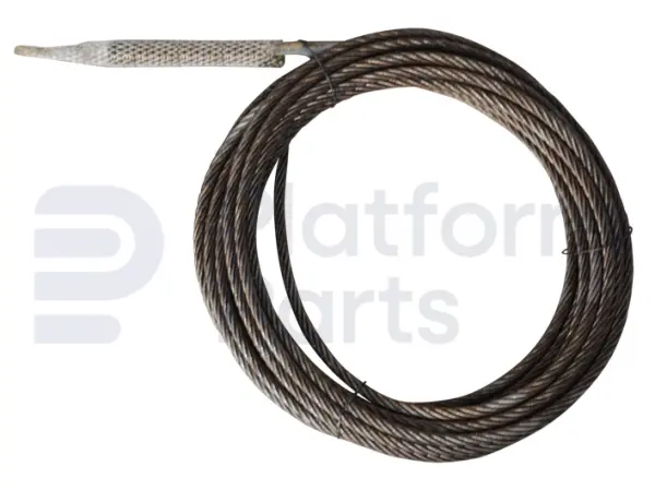 Steel cable, lifting arm