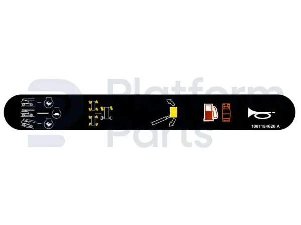 Decal, horn, control box