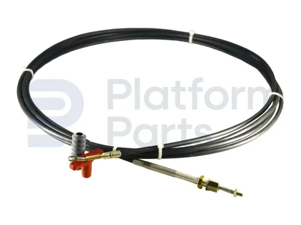 Emergency lowering cable