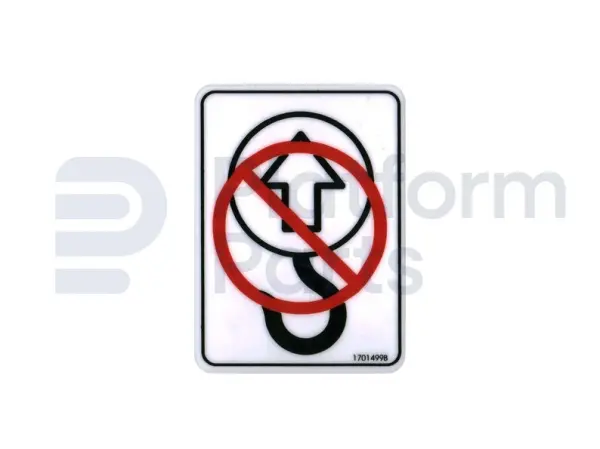 Decal, no lifting eye
