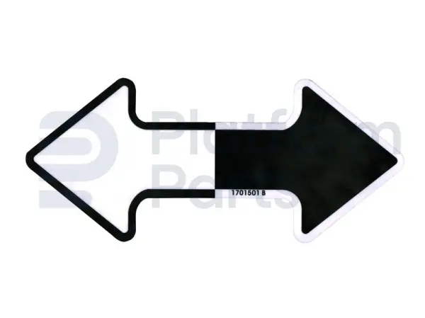Decal, arrow