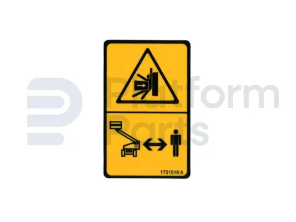 Decal, crushing hazard